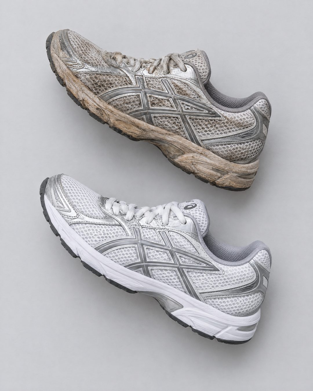Asics Gel-1130 из сетки: до и после чистки